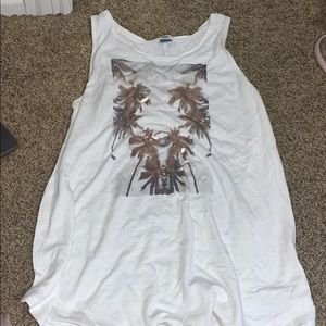 Old navy palm tree tank